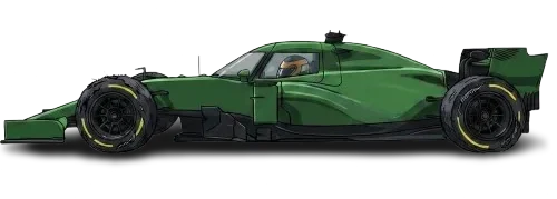 Race car with worn out tires illustrating bad preflop play